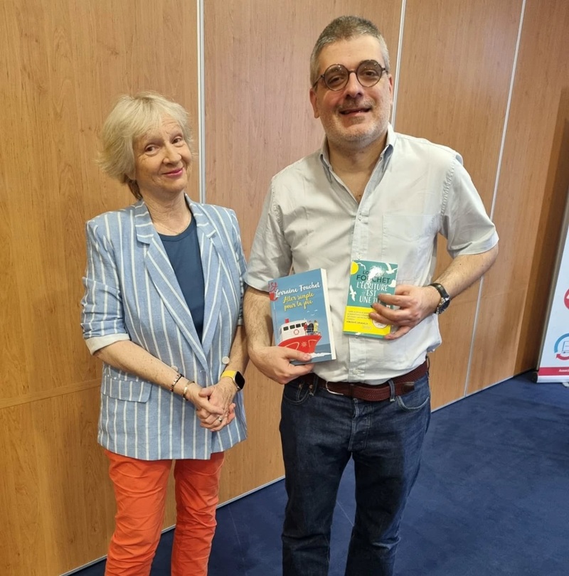 Lorraine Fouchet - Marraine de l'association Livres en Loire - Crédits photo : Guillaume Colombat - 20 mai 2025