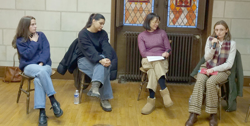 Rencontre avec Gabrielle de Tournemire, Alice Botelho et Agathe Chenevez animée par Emmanuelle Dupuy - Crédits photo : Guillaume Colombat - 22 novembre 2025