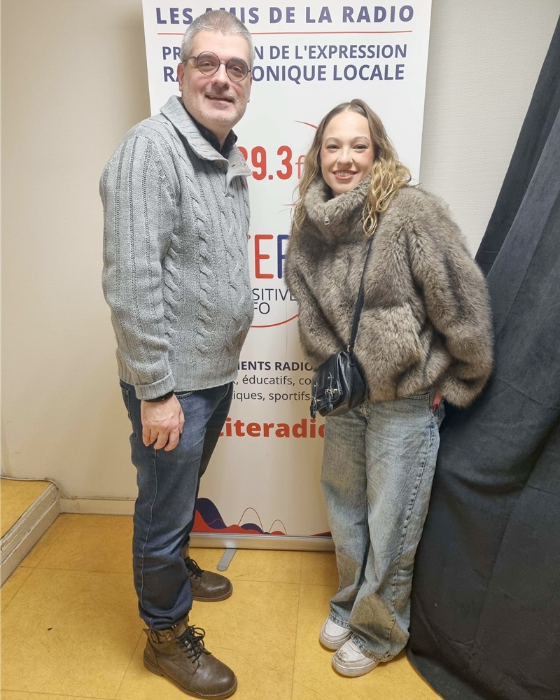 Lilou - Studios de CITERADIO - Crédits photo : Guillaume Colombat - 19 janvier 2026