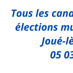 Elections municipales de Joué-lès-Tours - 2026