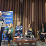 De g. à d. Philippe ROUSSY, Frédérique GIBBE, Sébastien RABINEAU, Marie GUILBERT, Sophie MENDEZ (crédit-photo Ligaya MORLAND)