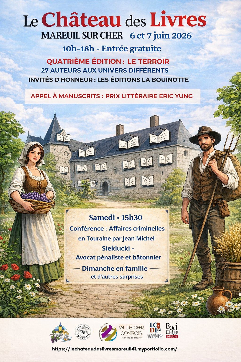 Le Château des Livres - Mareuil-sur-Cher - Samedi 6 et Dimanche 7 juin 2026