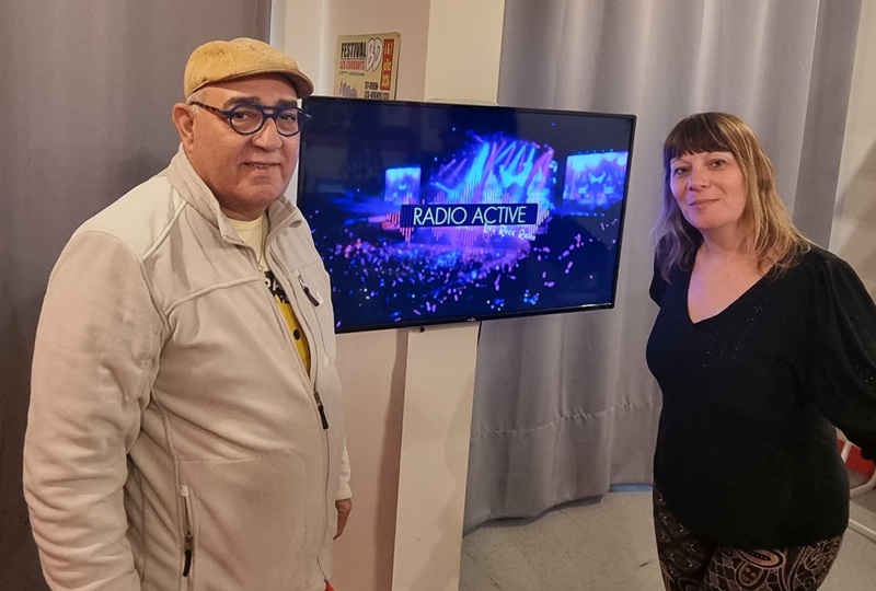 José Rodrigues et Marlène Rodrigues - Studios de Radio Active - Crédits photo : Guillaume Colombat - 12 mai 2026