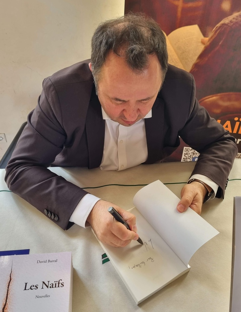 David Barral en dédicace - Château des Livres - Mareuil-sur-Cher - Crédits photo : Guillaume Colombat - 6 juin 2026