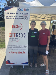 A gauche Joëlle et à droite Valérie