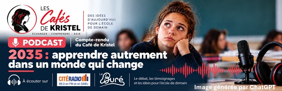 [CITERADIO] Les cafés de Kristel – Episode 2 – “2035 : apprendre autrement dans un monde qui change” – 10 septembre 2026