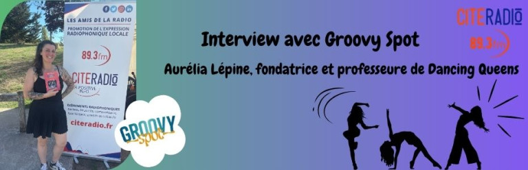 Interview à Tours en fête avec Aurélia Lépine fondatrice et professeure de Dancing Queens de Groovy Spot