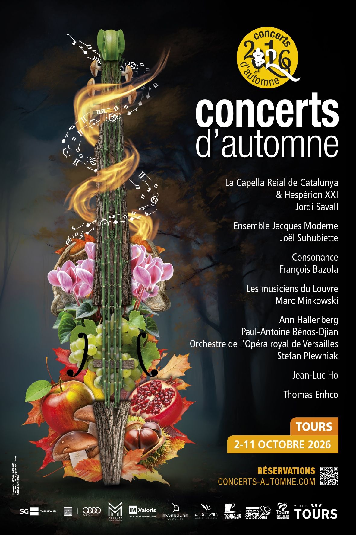 Festival Concerts D'automne Tours Du 2 Au 11 Octobre 2026