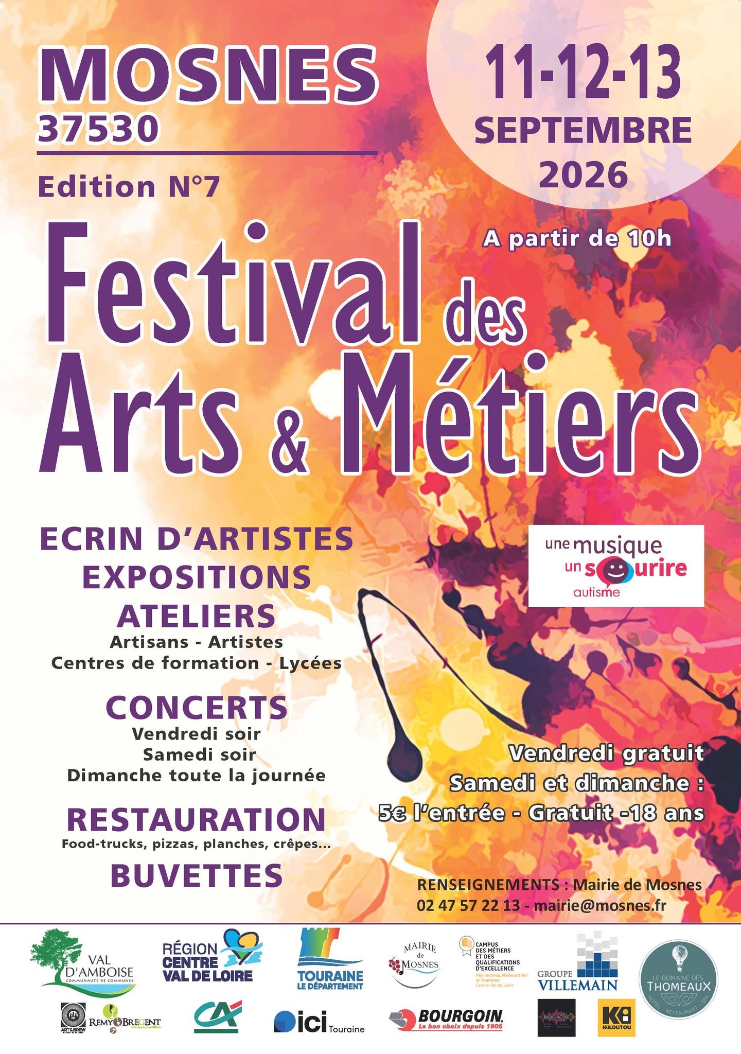 Festival Des Arts Et Métiers Mosnes Du 11 Au 13 Septembre 2026