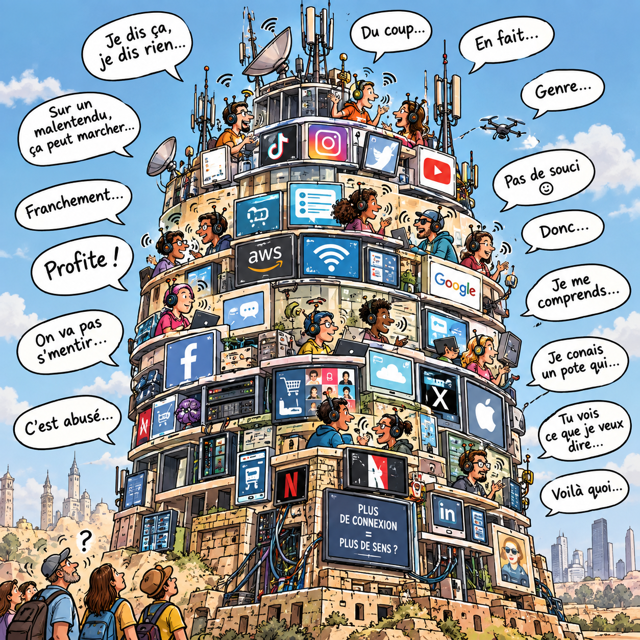 parler pour ne pas penser image