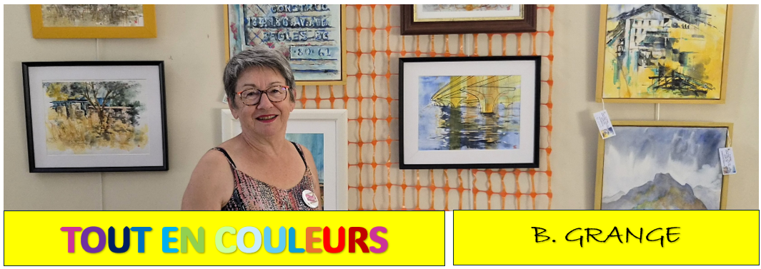 [CITERADIO] TOUT EN COULEURS – Découvrez l’artiste-peintre tourangelle B. Grange