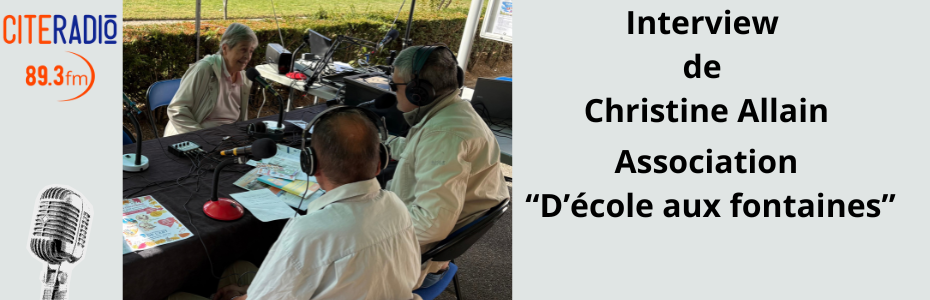 [CITERADIO] Les Fontaines : transmission du savoir et solidarité au cœur du quartier – 19092026