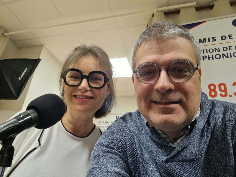 Cécile Crassous - Studios de CITERADIO - Crédits photo : Guillaume Colombat - 16 octobre 2026